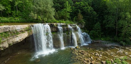 Ludlowville Falls on Salmon Creek, Finger Lakes, New York State by Panoramic Images art print