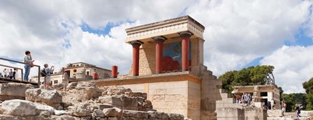 Minoan Palace, Knossos, Iraklion, Crete, Greece by Panoramic Images art print