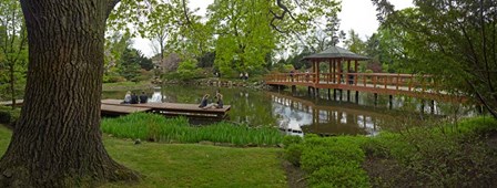 Japanese garden, Wroclaw, Poland by Panoramic Images art print