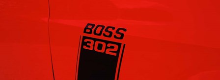 Boss 302 Emblem by Panoramic Images art print