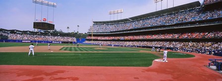 Dodgers vs. Yankees, Dodger Stadium, California by Panoramic Images art print