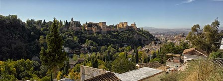 Alhambra Palace from Sacromonte, Granada, Andalusia, Spain by Panoramic Images art print