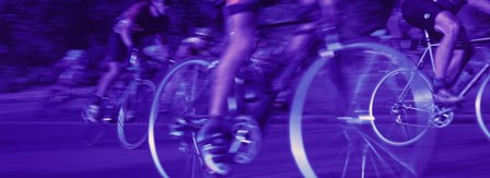 Bicycle Race by Panoramic Images art print