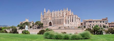Palma Cathedral (La Seu) and Almudaina Palace, Spain by Panoramic Images art print