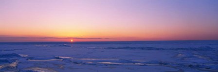 Sunset over Lake Erie, New York State by Panoramic Images art print