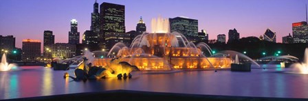 Buckingham Fountain, Chicago, Illinois by Panoramic Images art print
