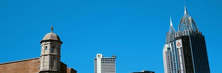 Buildings in Mobile, Alabama by Panoramic Images art print