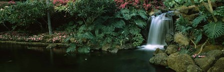 Waterfall in Maui, Hawai by Panoramic Images art print