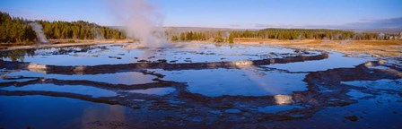 Great Fountain Geyser, Yellowstone National Park, Wyoming by Panoramic Images art print