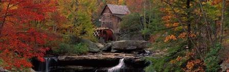 Glade Creek Grist Mill, West Virginia by Panoramic Images art print