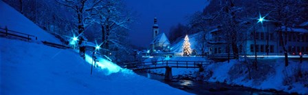 Christmas in Ramsau, Germany by Panoramic Images art print