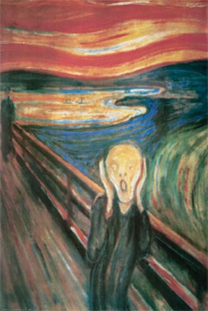 The Scream by Edvard Munch art print