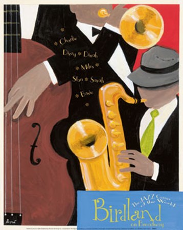 Birdland on Broadway art print