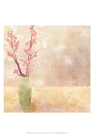 Vase of Cherry Blossoms I by Evelia Designs art print
