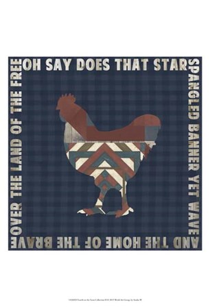 Fourth on the Farm Collection H. by Studio W art print