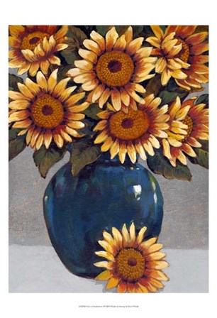 Vase of Sunflowers I by Timothy O&#39;Toole art print