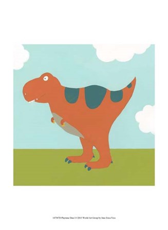Playtime Dino I by June Erica Vess art print