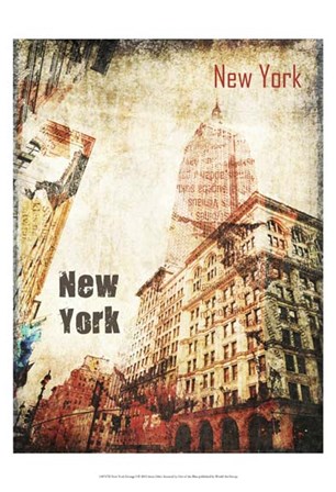 New York Grunge I by Irena Orlov art print