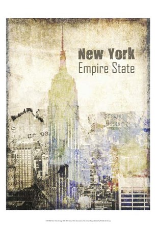 New York Grunge II by Irena Orlov art print