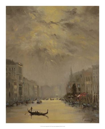 Venice Evening Gold by Chuck Larivey art print