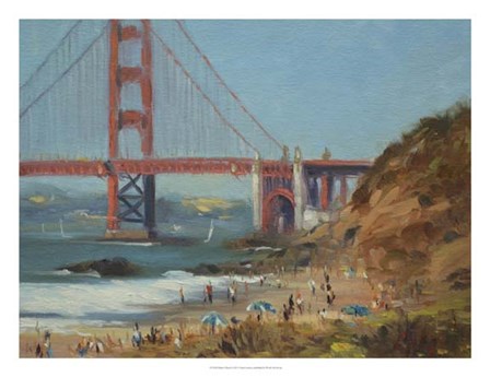 Baker&#39;s Beach by Chuck Larivey art print