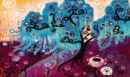 Blue Willow by Natasha Wescoat art print