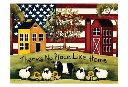 No Place Like Home by Laurie Korsgaden art print