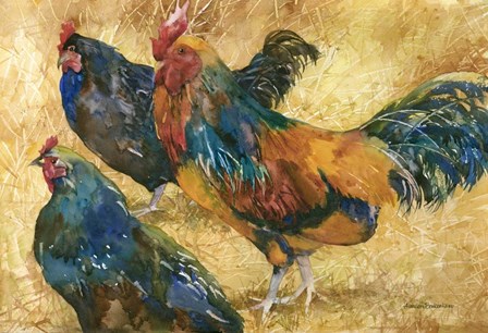 Threes a Crowd by Annelein Beukenkamp art print