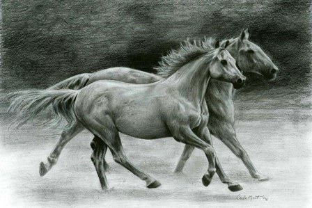 Running Free by Carla Kurt art print