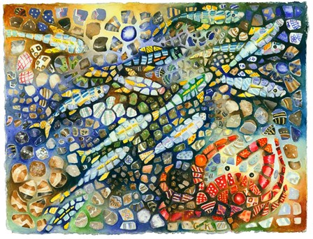 Sardine Business by Charlsie Kelly art print