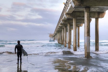 Sizing Up the Surf by Chris Moyer art print
