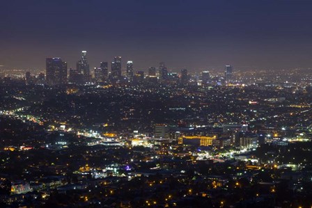 LA Skyline by Chris Moyer art print