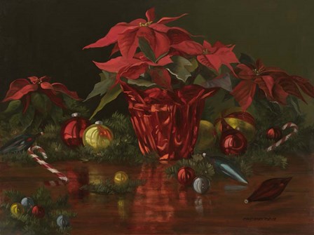 A Christmas Table by Christopher Pierce art print