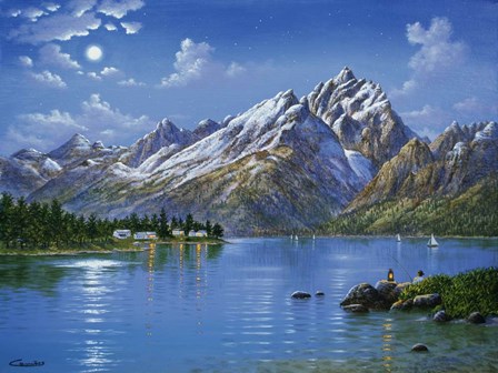 Grand Tetons by Eduardo Camoes art print