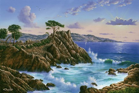 Lone Cypress - Carmel, CA by Eduardo Camoes art print