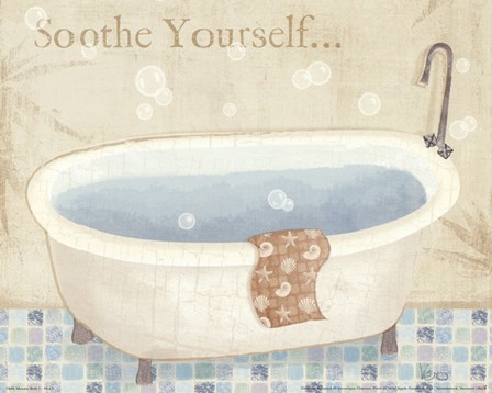 Mosaic Bath I by Veronique Charron art print