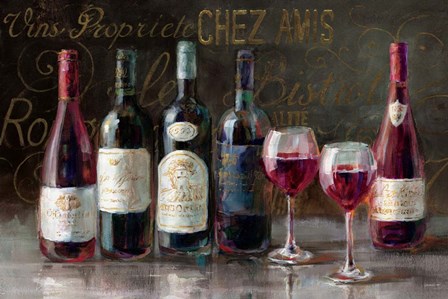 Bistro Reds by Danhui Nai art print