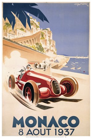 Monaco August art print