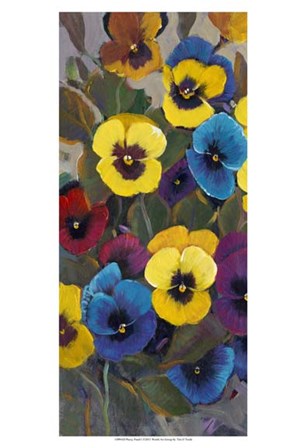 Pansy Panel I by Timothy O&#39;Toole art print