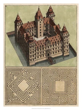 Castle &amp; Maze II art print