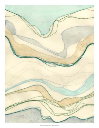 Ocean Cascade I by Vanna Lam art print