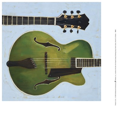 Electric Green art print