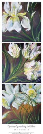 Spring Symphony In White art print