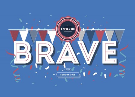 Brave by Kavan &amp; Company art print