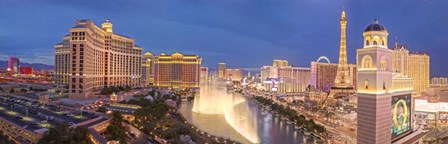 Panorama 1 Las Vegas by Moises Levy art print