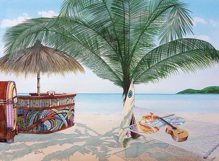 Tiki Bar by Patrick Sullivan art print