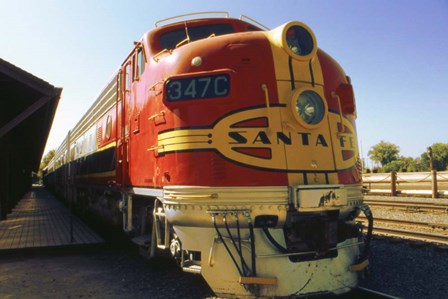 Santa Fe Railroad by Peter Potter art print