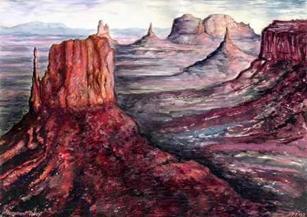 Monument Valley by Peter Potter art print