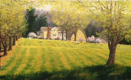 Spring Pastures by Randy Van Beek art print