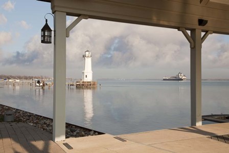 Grosse Ile Lighthouse #1, Detroit, Michigan 09 by Monte Nagler art print